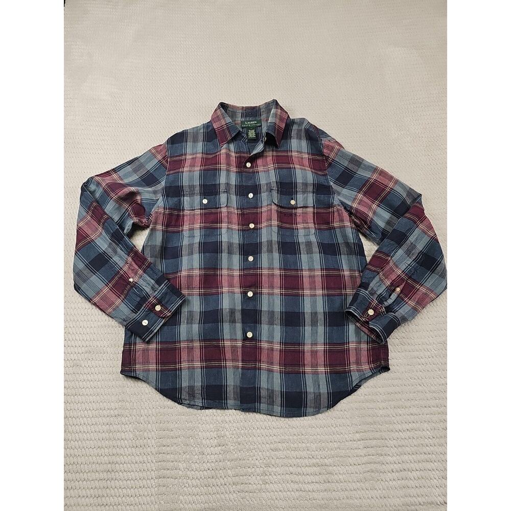 Lauren Ralph Lauren Multicolor Plaid Short Sleeve Shirt